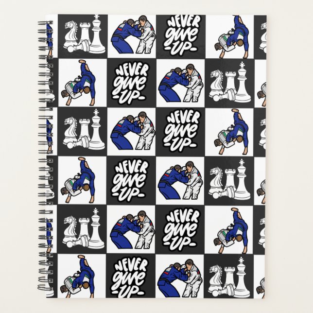 Agenda Unique Jiu Jitsu Planner Journal (Anverso)