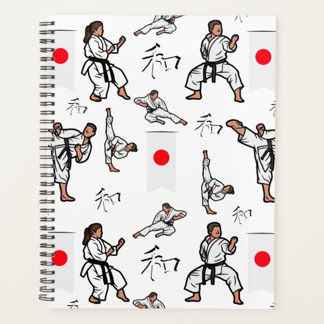 Agenda Unique Karate Martial Arts Planner Journal (Anverso)