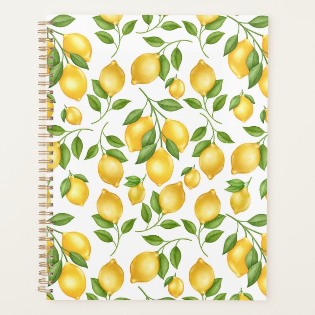 Agenda Unique Lemons Planner Journal (Anverso)