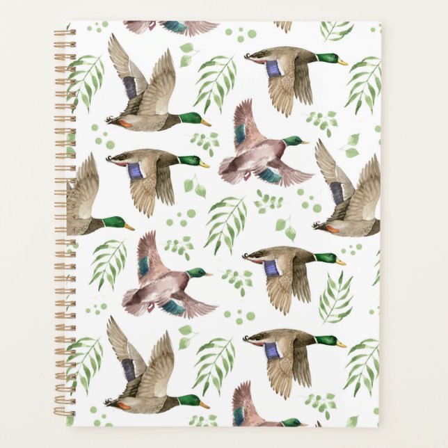 Agenda Unique Mallard Ducks Planner Journal (Anverso)
