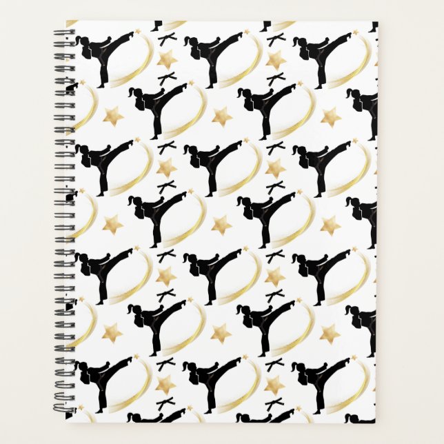 Agenda Unique Martial Art Planner Journal (Anverso)