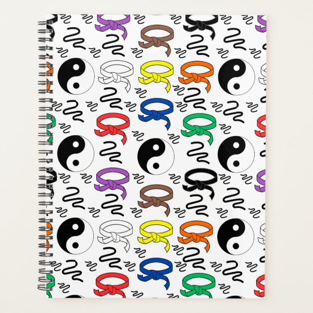 Agenda Unique Martial Arts Planner Journal (Anverso)
