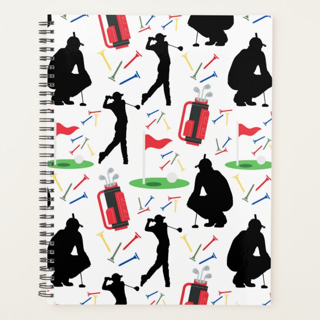 Agenda Unique Men’s Golf Planner Journal (Anverso)