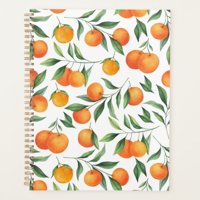 Agenda Unique Oranges Planner Journal (Anverso)