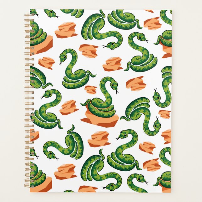Agenda Unique Snake Lover Planner Journal (Anverso)