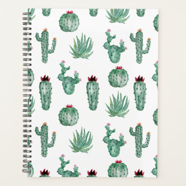 Agenda Unique Southwest Cactus Planner Journal (Anverso)