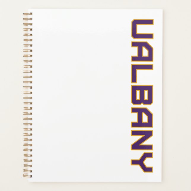 Agenda Universidad de Albany Wordmark (Anverso)