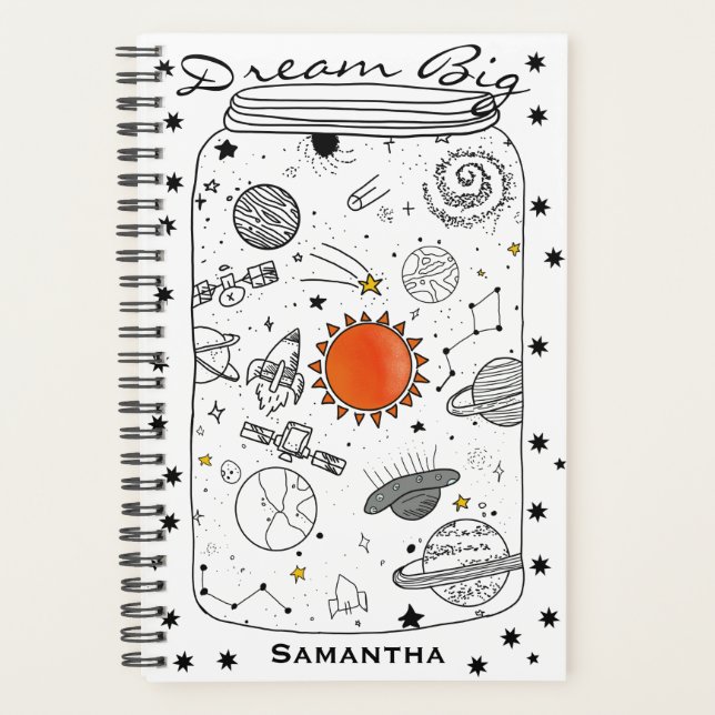 Agenda Universo en un sueño jar grande (Anverso)