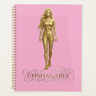 Agenda Unshakable Planner: Soraya in Gold & Pink