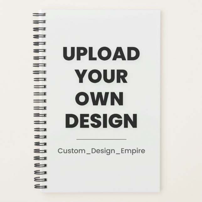 Agenda Upload Your Own Design Here | Custom Template (Anverso)