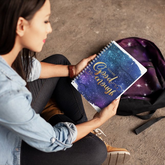 Agenda Usted Es Lo Suficientemente Bueno Para Planear (Empower yourself or someone else with this galaxy, "You are good enough" planner! )