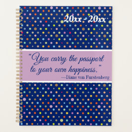 Agenda Usted Lleva El Pasaporte A Su Propia Felicidad