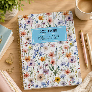 Agenda útiles escolares Meadow floral para maestros
