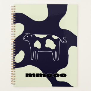 Agenda Vaca negra y blanca