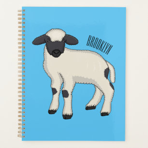 Agenda Valais Blacknose sheep cartoon illustration