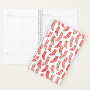 Agenda Valores nórdicos rojos y blancos