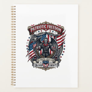 Agenda Vampiro Patriótico Libertad Señor Horror Monstruo