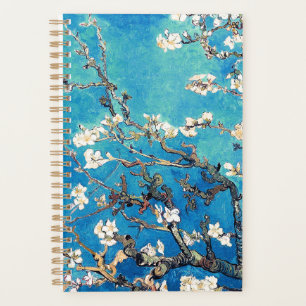 Agenda Van Gogh Almond Blossoms turquesa brillante