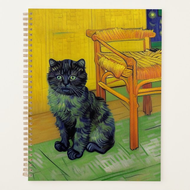 Agenda Van Gogh Black Cat (Anverso)