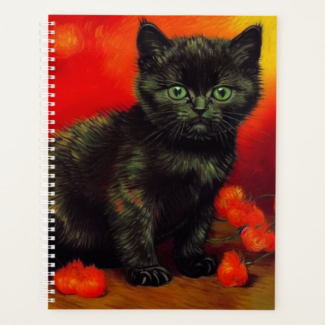 Agenda Van Gogh Black Kitten (Anverso)