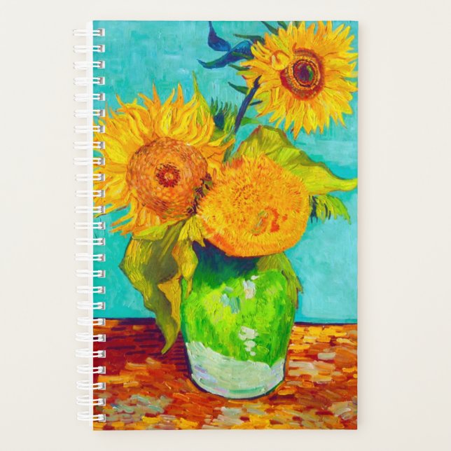 Agenda Van Gogh Sunflowers  (Anverso)