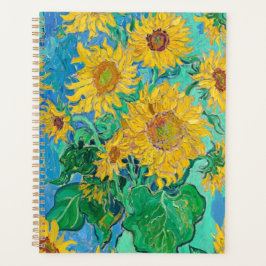 Agenda Van Gogh Sunflowers Yellow Flowers Floral