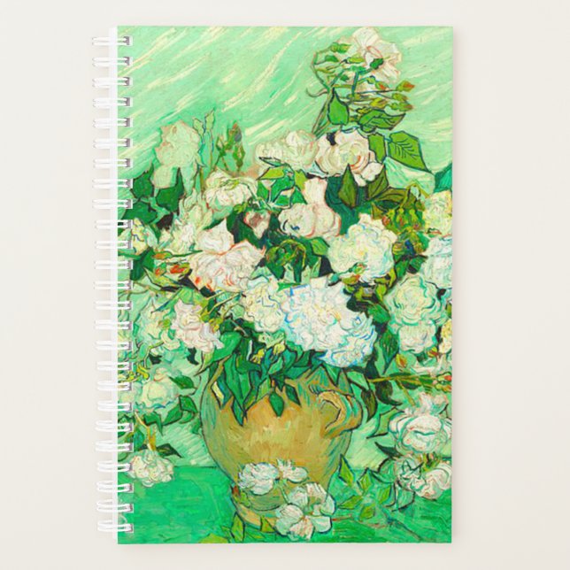 Agenda Van Gogh White Roses (Anverso)