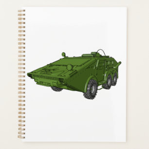 Agenda Vehículo Militar Blindado Verde