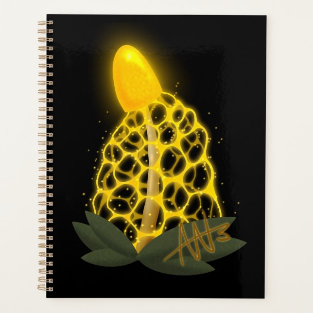 Agenda Velo mágico de novia hongo amarillo espárrago (Anverso)