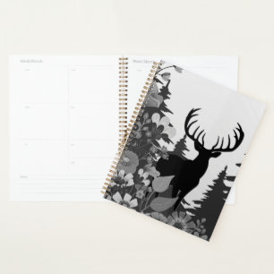 Agenda Venado con gran rack fuera del bosque