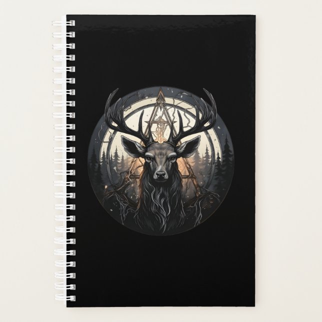 Agenda Venado en el bosque gótico (Anverso)