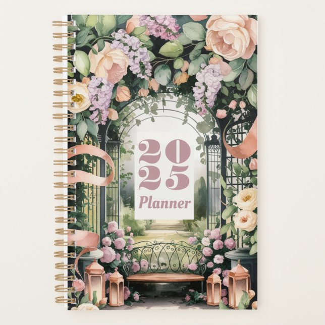 Agenda Venetian Floral Garden Planner 2025 (Anverso)
