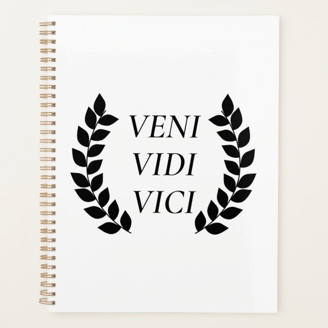 Agenda Veni Vidi Vici (Anverso)