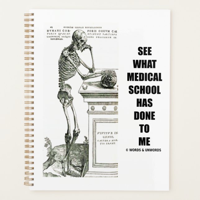 Agenda Ver Qué Escuela De Medicina Me Ha Hecho Vesalius (Anverso)