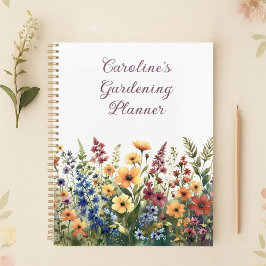 Agenda Verano personalizado de flores silvestres acuática
