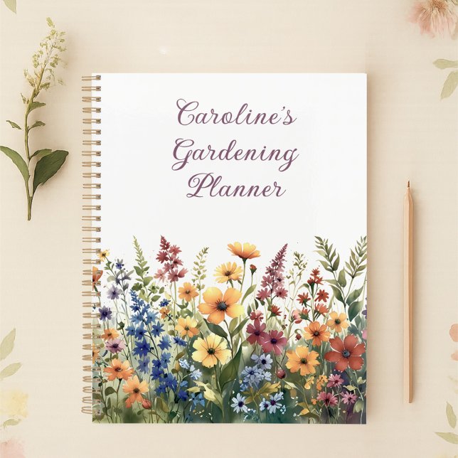 Agenda Verano personalizado de flores silvestres acuática (Subido por el creador)