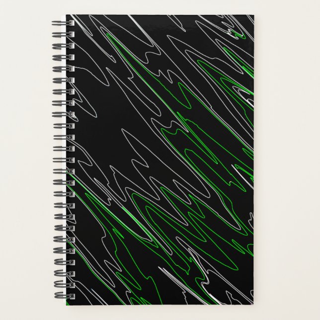 Agenda Verde negro mareado (Anverso)