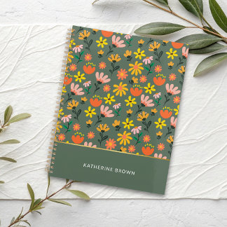 Agenda Verde Salvia genial Funky Femenino de moda