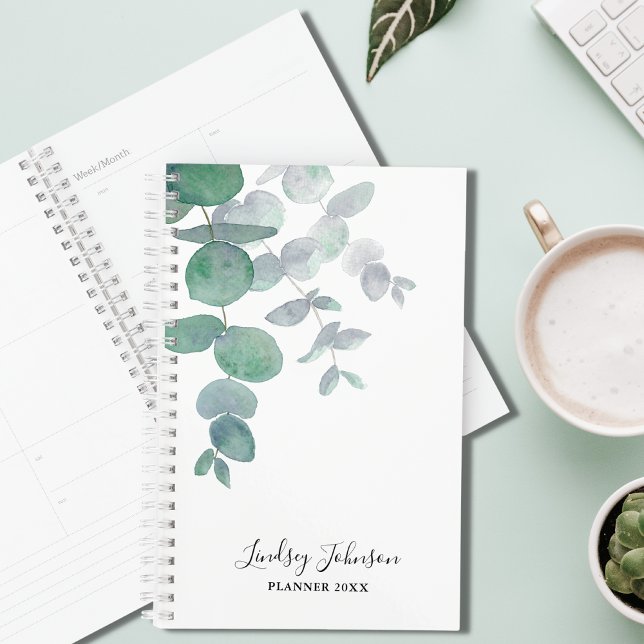 Agenda Verdor eucalipto personalizado (Subido por el creador)