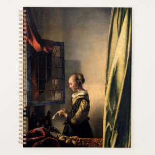 Agenda Vermer - Chica leyendo una carta en una ventana ab