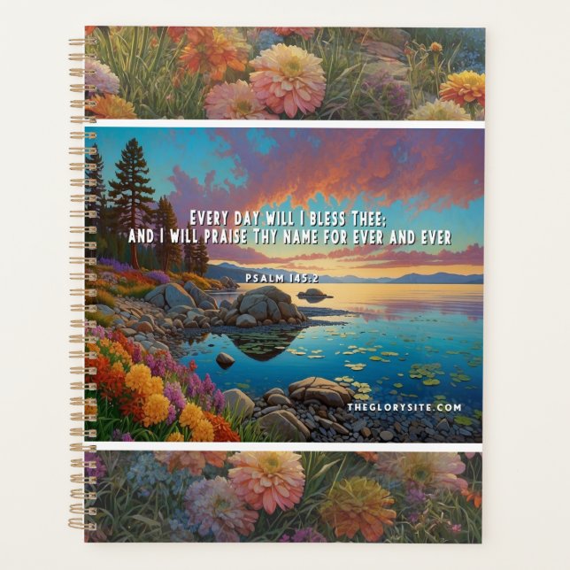 Agenda Versículo de Salmos (Anverso)