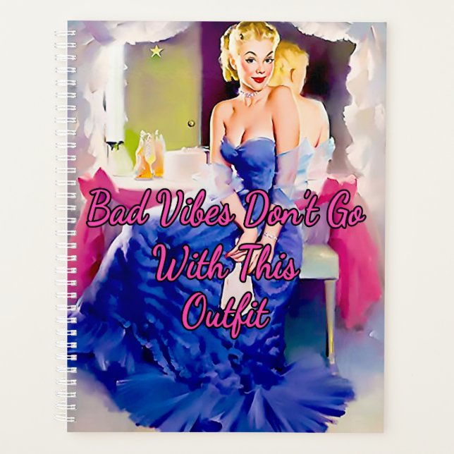 Agenda Vestuario Pinup moviestar de 1950, por Gil Elvgren (Anverso)