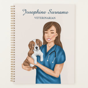 Agenda Veterinaria Doctora de Animales Veterinaria Niña c