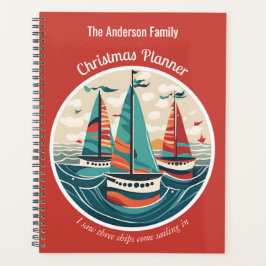 Agenda Vi Tres Barcos Navegando Barcos Náuticos Navidad