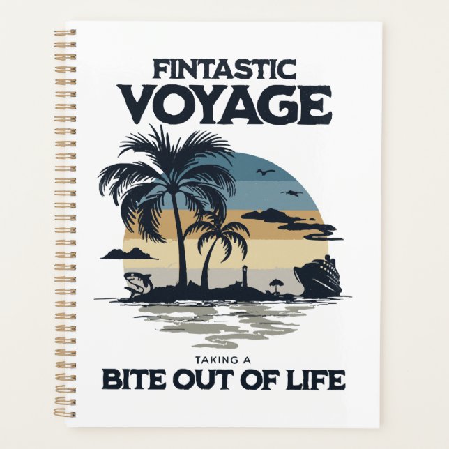 Agenda Viaje Fintástico Tomando un Bocado de la Vida (Anverso)