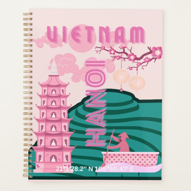 Agenda Viajes de Vietnam (Anverso)