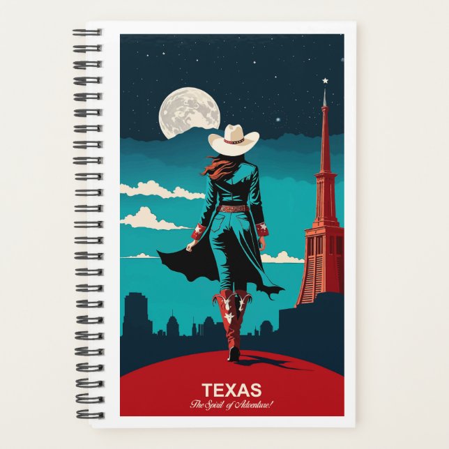 Agenda Viajes por Texas: El espíritu de aventura (Anverso)
