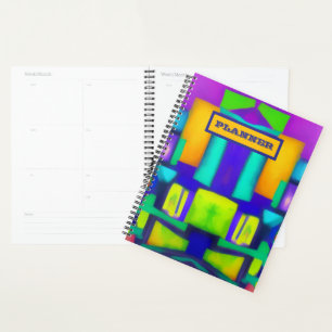 Agenda Vibes Eléctricas Dreams Elegante Arte Resumen