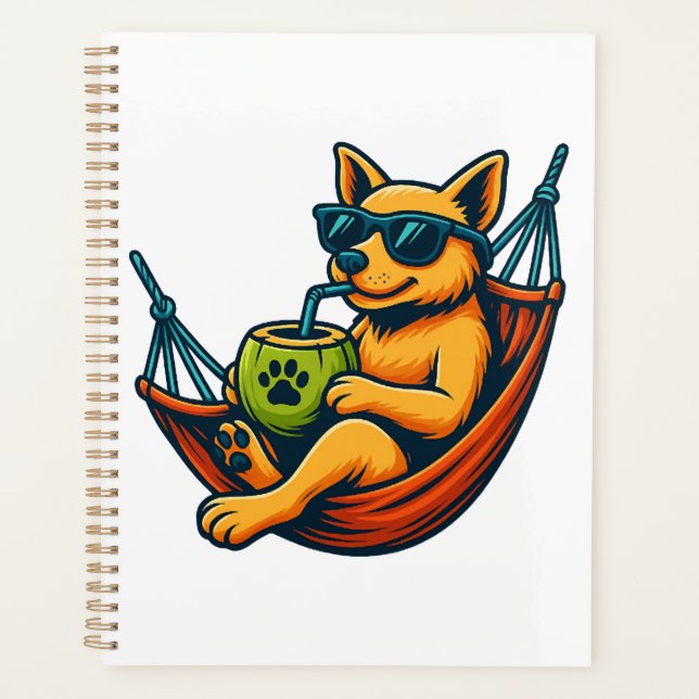 Agenda Vibraciones de cachorro tropical (Anverso)