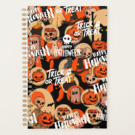 Agenda Vibraciones espeluznantes y lindas de Halloween